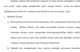 Manfaat penelitian secara teoritis dan praktis. Contoh Manfaat Teoritis Dan Praktis Dalam Skripsi