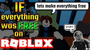 It would be very difficult to explain how this tool works to an average internet user. If Everything Was Free On Roblox Youtube