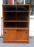 Meuble Bibliotheque Vitrine 1950 Meuble Vintage Mobilier De Salon Vitrine Vintage