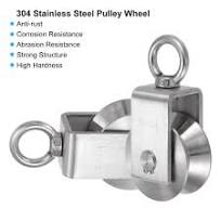 Amazon.com: uxcell Pulley Wheel 304 Stainless Steel, M68 V ...