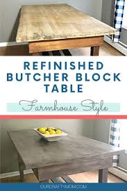 Approximately 45 fb of kiln dry 2 side planed cherry for sale. Antique Butcher Block Island Becomes The Perfect Farmhouse Table