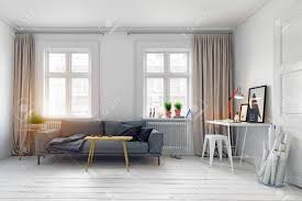 If the scandinavian style comprises quite a lot of nuances, the nordic as you can see from the photos above, almost any interior of the house or apartment can be styled to recreate the nordic atmosphere. Modern Scandinavian Style Living Room Interior Design Stock Photo Picture And Royalty Free Image Image 121241022