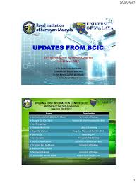 Edp consulting group sdn bhd. Pdf Updates From Building Costs Information Center Bcic Quantity Surveying Division Royal Institution Of Surveyors Malaysia