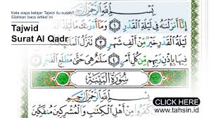 Check spelling or type a new query. Tajwid Surat Al Qadr Ayat 1 5