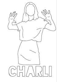 Charlidamelio Dixiedamelio Coloring Coloringpages Quarentine Printable Print Tiktok In 2020 Coloring Pages Drawing Reference Drawings