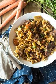 The only question left is, dumplings or mash? Instant Pot Beef Stew Pasta Go Go Go Gourmet