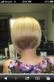 Nice Rear View Short Stacked Bob Hairstyles Stacked Bob Hairstyles Shaved Nape
