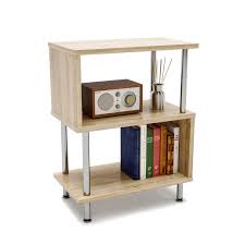 Side Table 3 Tier S Shaped Small Nightstand In 2020 Small Nightstand Shelves In Bedroom Dorm Room Furniture
