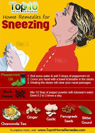 Home Remedies To Stop Sneezing Emedihealth Natural Remedies For Allergies Sneezing Remedies Allergy Remedies