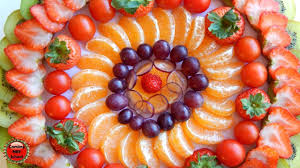 Delicious Fruit Center Delicioso Prato De Futas Laminadas Tấm Trai Cay Fruit Carving Best Fruits Delicious Fruit