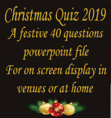 Did you know that each nation. Christmas Quiz 2019 Powerpoint On Screen