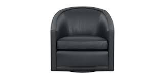 Shop over 1,600 top leather barrel chairs and earn cash back all in one place. Baylee Leather Upholstered Barrel Back Swivel Chair Ethan Allen