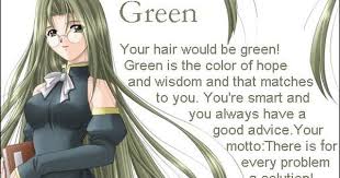 Anime Hair Color Meaning Google Search Anime Hair Color Anime Hair Anime Green Hair