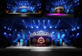 Concert Stage Design 17 3d Model Obj Concert Stage Design Stage Design Design