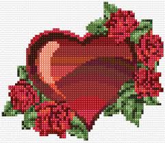This is not a kit. Cross Stitch Hearts Free Shefalitayal