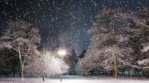 The only vehicle on a snowy road. Night Snow Wallpapers Top Free Night Snow Backgrounds Wallpaperaccess