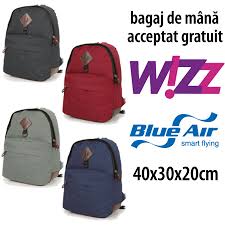 Potrivit noilor reguli, pasagerii ryanair care doresc sa ia in avion. Rucsac 40x30x20 Cm Pt Wizz Air Travelkit