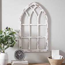 There are 112514 window wall décor for sale on etsy, and they cost $81.38 on average. Antiqued White Window Pane Arch Plaque Kirklands