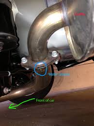 Just as you would seal a leak with epoxy, mix it together and apply it to the pipe around the leak. Water Drip From Exhaust Gasket Not Tail Pipe Subaru Outback Forums