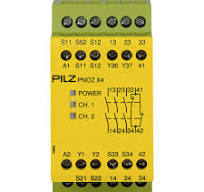 Pilz PNOZ X4 24VDC 3N/O 1N/C Safety Relay, E-STOP Monitoring, 1/2 Ch, 3NO  1NC, 24 VDC, Screw, PNOZ Series