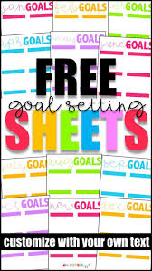 Free Download Goal Setting Worksheets Babbling Abby Goal Setting Worksheet School Goals Goal Setting For Students