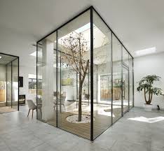 Gallery Of Bmlz Villa Office Tsutsumi Associates 13 Patio Interior Home Grey Interior Doors