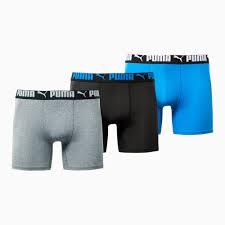 Find your cheap puma men's boxer briefs & trunks on inderwear.com. Puma Puma Men S 3 Pack Phr Royal Black Large Boxer Brief Underwear Athletic Fit Walmart Com Walmart Com