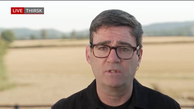 BBC Breakfast viewers slam Mayor Andy Burnham over 'car crash' Manchester  Airport interview - Liverpool Echo