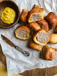 For the sausage, into a bowl add in the ground pork, season with dried rosemary, ground sage, chilli powder and finally season with salt and pepper. Stilton Sausage Rolls Low Carb Keto Noshin Num Nums