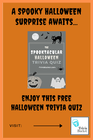 Download Your Free Printable Halloween Trivia Quiz Pdf In 2020 Halloween Facts Trivia Quiz Trivia