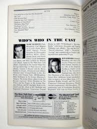 Thing About Men Playbill September 2003 Marc Kudisch Ron Bohmer Lee Hocking 