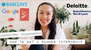 Investment / portfolio management 1. How To Get A Summer Internship In London A Big Four Finance Company Youtube