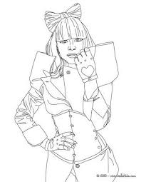 Lady Gaga With Gloves Coloring Page More Lady Gaga Coloring Sheets On Hellokids Com People Coloring Pages Star Coloring Pages Coloring Pages