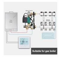 Digital Thermostat Wired Digital Room Thermostat for Gas ...