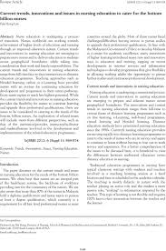 Recent papers in current education issues in malaysia. Current Trends Innovations And Issues In Nursing Education To Cater For The Bottom Billion Nurses Pek Hong Lim Pdf Free Download