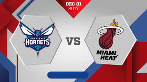 Watch heat vs hornets game 4 online free live streaming on nba tv tonight as. Charlotte Hornets Vs Miami Heat December 1 2017 Youtube