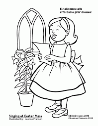This free mass scavenger hunt allows students to search for different items. First Holy Communion Coloring Pages Coloring Home