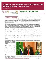 .(au) chairperson, cyril ramaphosa, on thursday confirmed that the african vaccine acquisition task team (avatt), which he established, has secured a provisional 270 million vaccine doses for. Laboratory Diagnosis Archives Page 2 Of 4 Africa Cdc