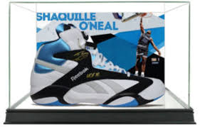 For those who want to take a gander at a shaq shoe right. Shaquille O Neal Size 22 Collectible Sneaker Commemorates Rookie Season Sports Collectors Digest