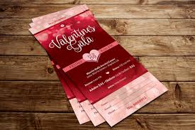 The 32nd annual great valentine gala presented by the canadian foundation for physically disabled persons (cfpdp). Red Hearts Valentines Gala Ticket Template By Godserv Designs Thehungryjpeg Com