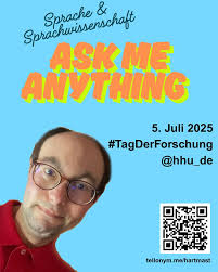 Stefan Hartmann: "Am 5. Juli findet an der @hhu.de der #TagDerForschung  statt