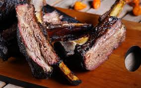 Beef short ribs come from the cut above labeled the short plate. Island Spice Beef Ribs Recipe Barbecuebible Com