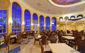 It features a large music box in the center of the room that the beast gave. Magic Kingdom Be Our Guest Restaurant Breakfast Be Our Guest Restaurant Hotel Concept Magic Kingdom Food