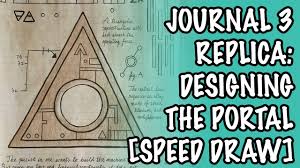 Gravity falls soundtrack not what he seems portal soundtrack raw youtube. Gravity Falls Journal 3 Replica Designing The Portal Speed Draw Youtube