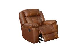 Buy Halston Saddle Leather Recliner Part U8074 Gr Buff Cognac Badcock More
