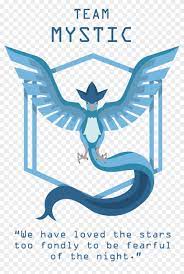 The rating consists of the points, earned for the prize places on events. Team Mystic Articuno Pokemon Go Team Mystic Quote Free Transparent Png Clipart Images Download
