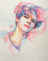 Stuff I Do Colorful Drawings Bts Drawings Kpop Drawings