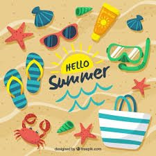 Free Hello Summer Background With Beach Elements Svg Dxf Eps Png Human Vectors 51 000 Free Files In Ai Eps Format