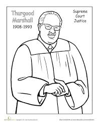 A supreme court is the highest court within the hierarchy of courts in many legal jurisdictions. Thurgood Marshall Coloring Page