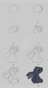 Pin On Lilo And Stitch Drawing Instructions Step By Step